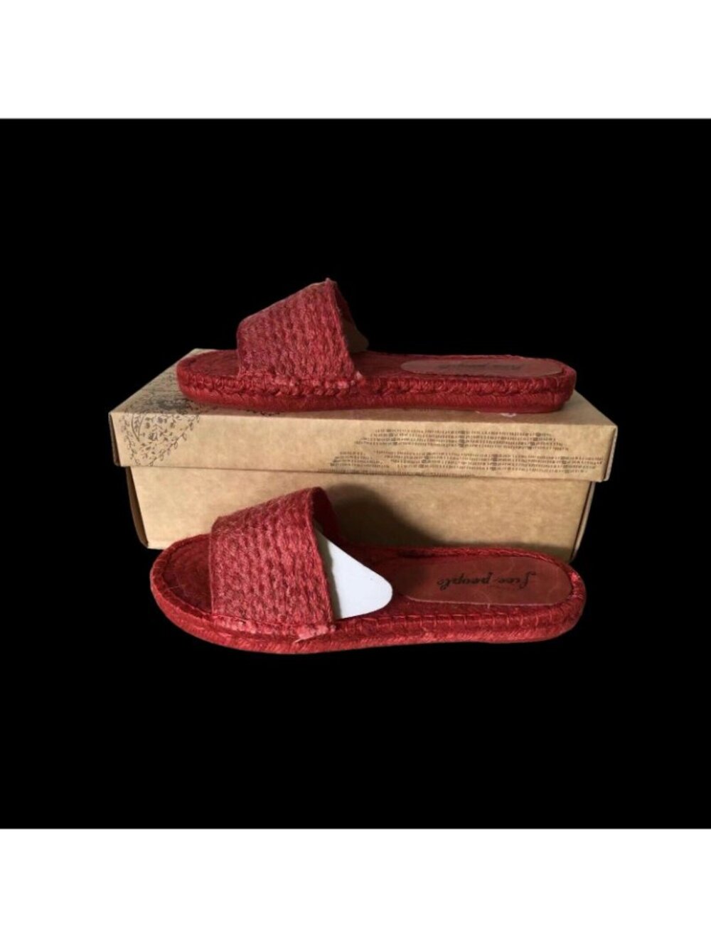 Free People Espadrille Sandals  Shoes Women's Red Size 7 US 37 EU New - Picture 3 of 13